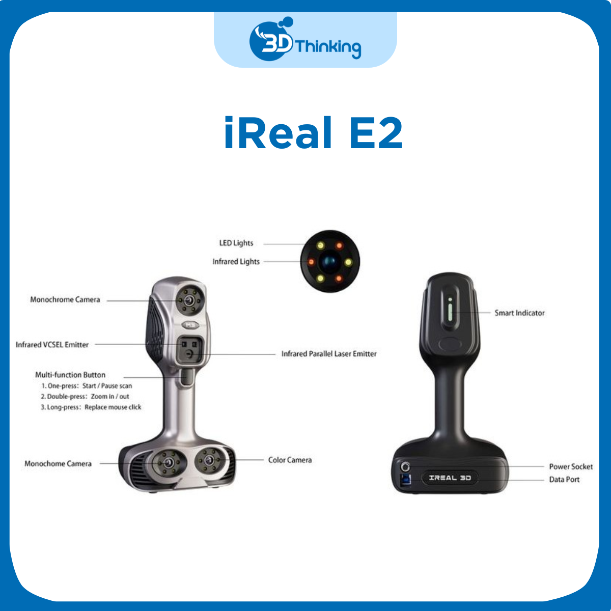 MÁY QUÉT 3D MÀU IREAL 2E