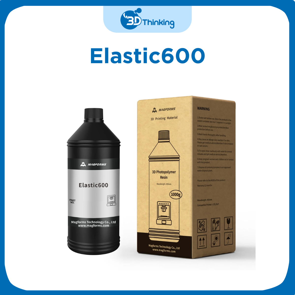 NHỰA IN 3D MAGFORMS Elastic600