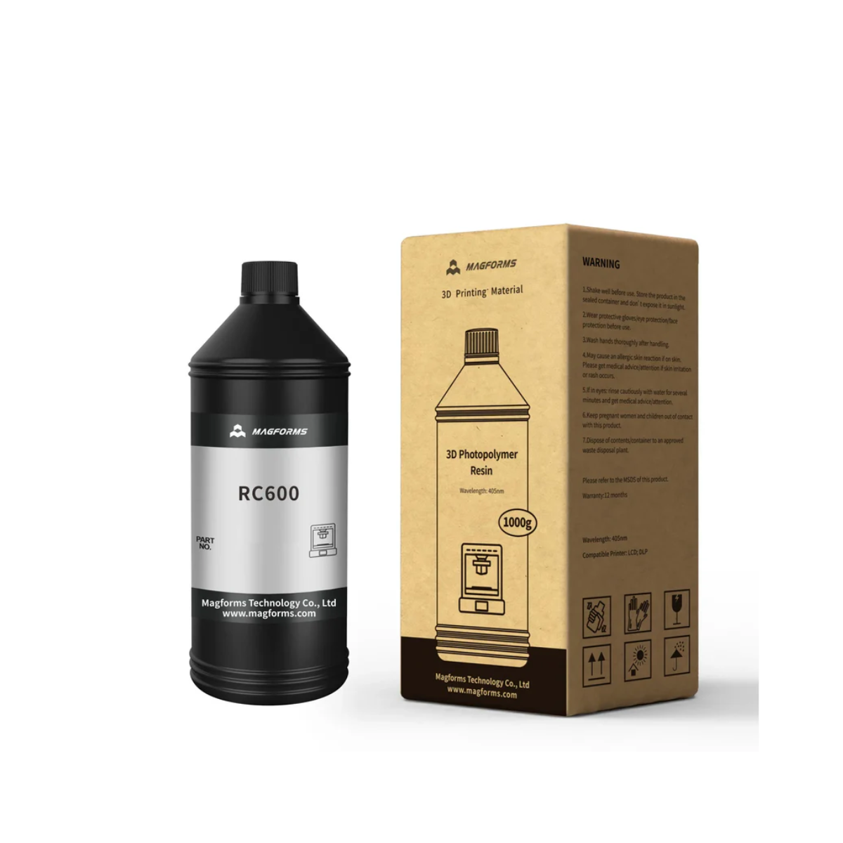 Nhựa in Resin RC600 Magforms