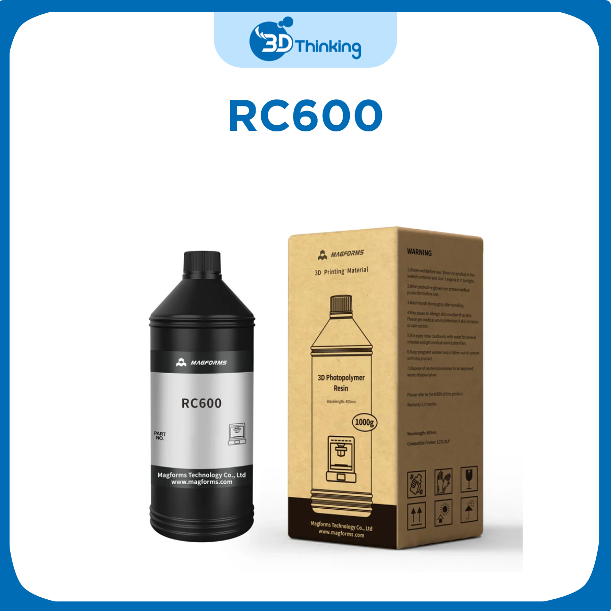 Nhựa in Resin RC600 Magforms
