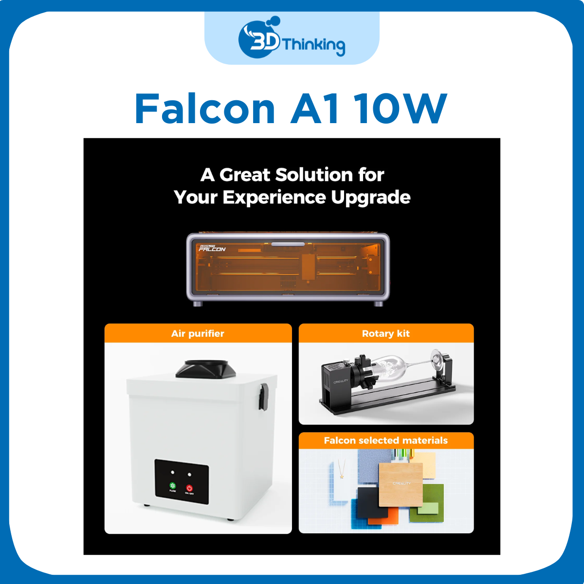 Máy khắc và cắt laser Falcon A1 10W