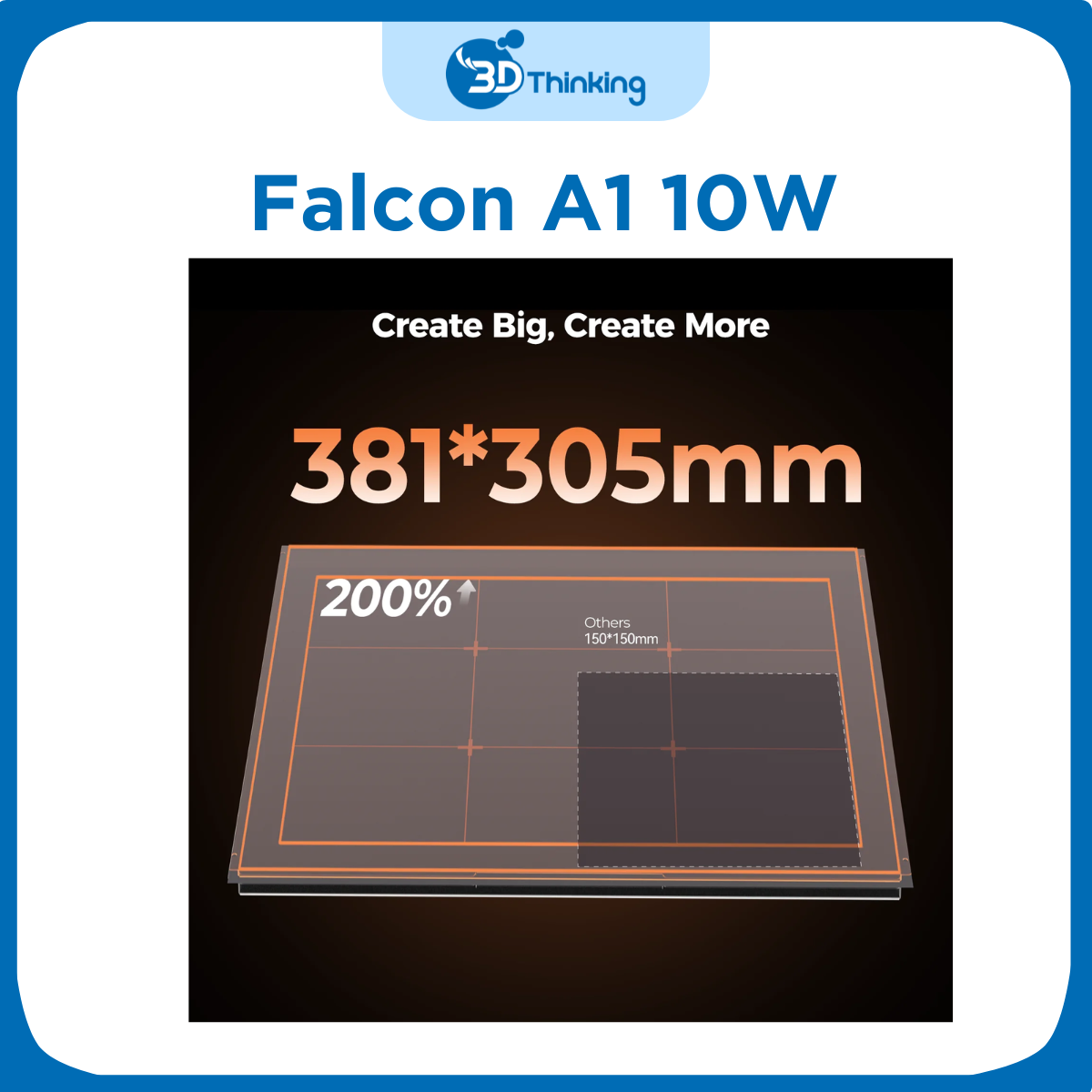 Máy khắc và cắt laser Falcon A1 10W