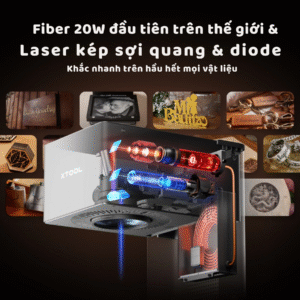 Khắc Laser Diode Và Fiber xTool F1 Ultra 20W