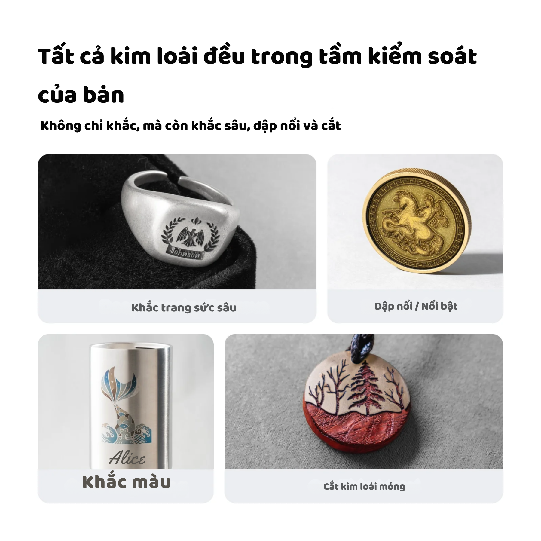 Khắc Laser Diode Và Fiber xTool F1 Ultra 20W