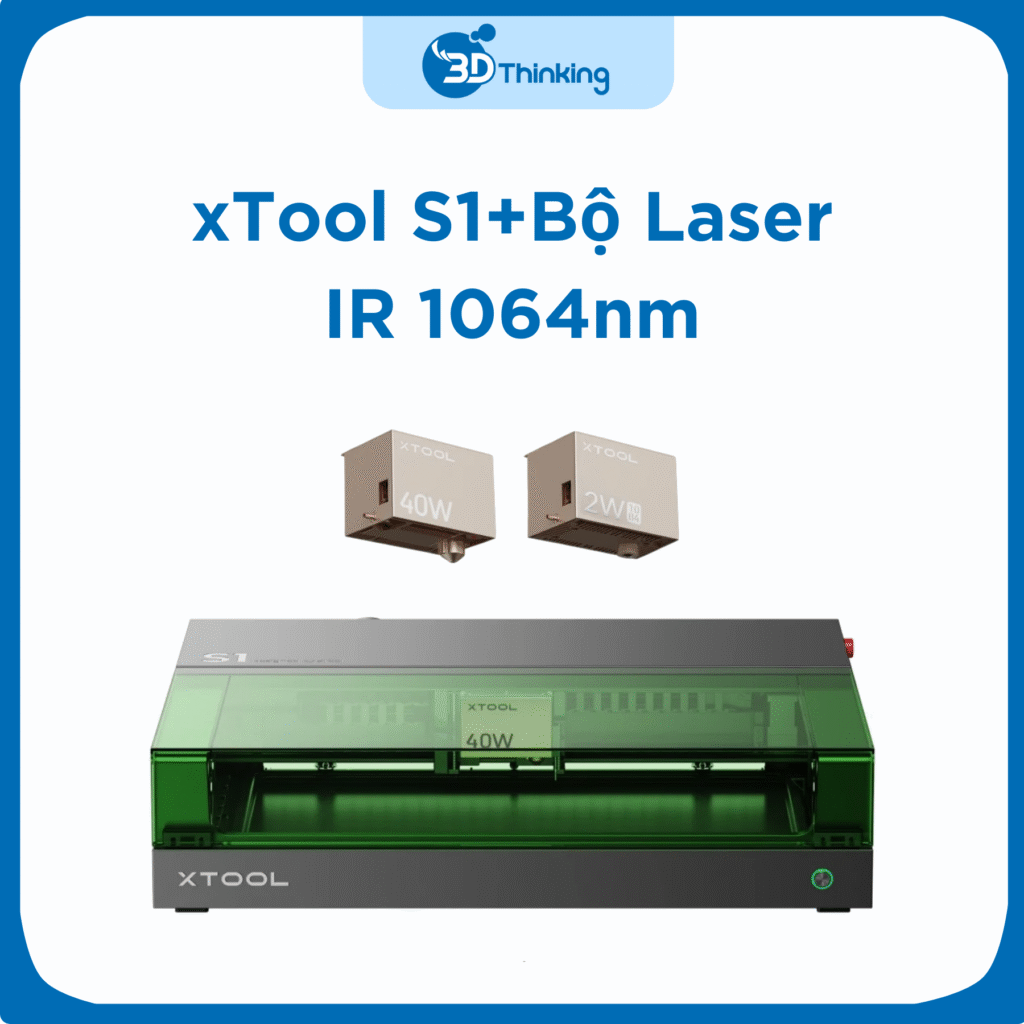Máy Khắc Laser Diode xTool S1+Bộ Laser IR 1064nm