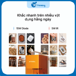 máy khắc laser kép xtool f2