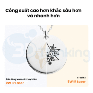 máy khắc laser kép xtool f2