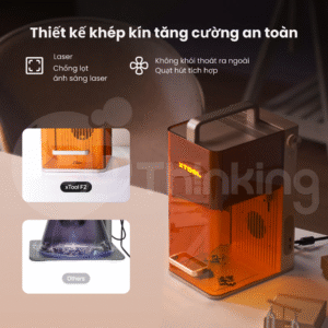 máy khắc laser kép xtool f2