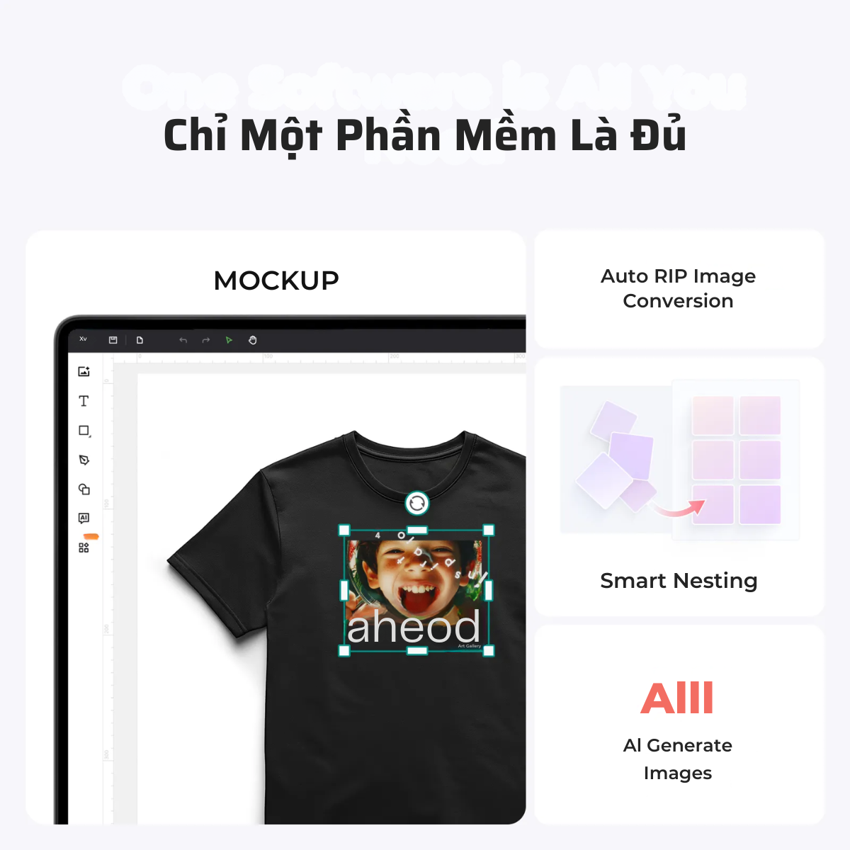 Máy In DTF xTool Apparel Printer.