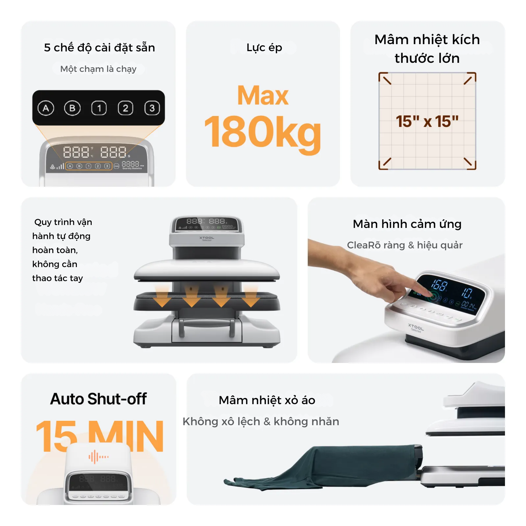 Ép Nhiệt Tự Động xTool HP2