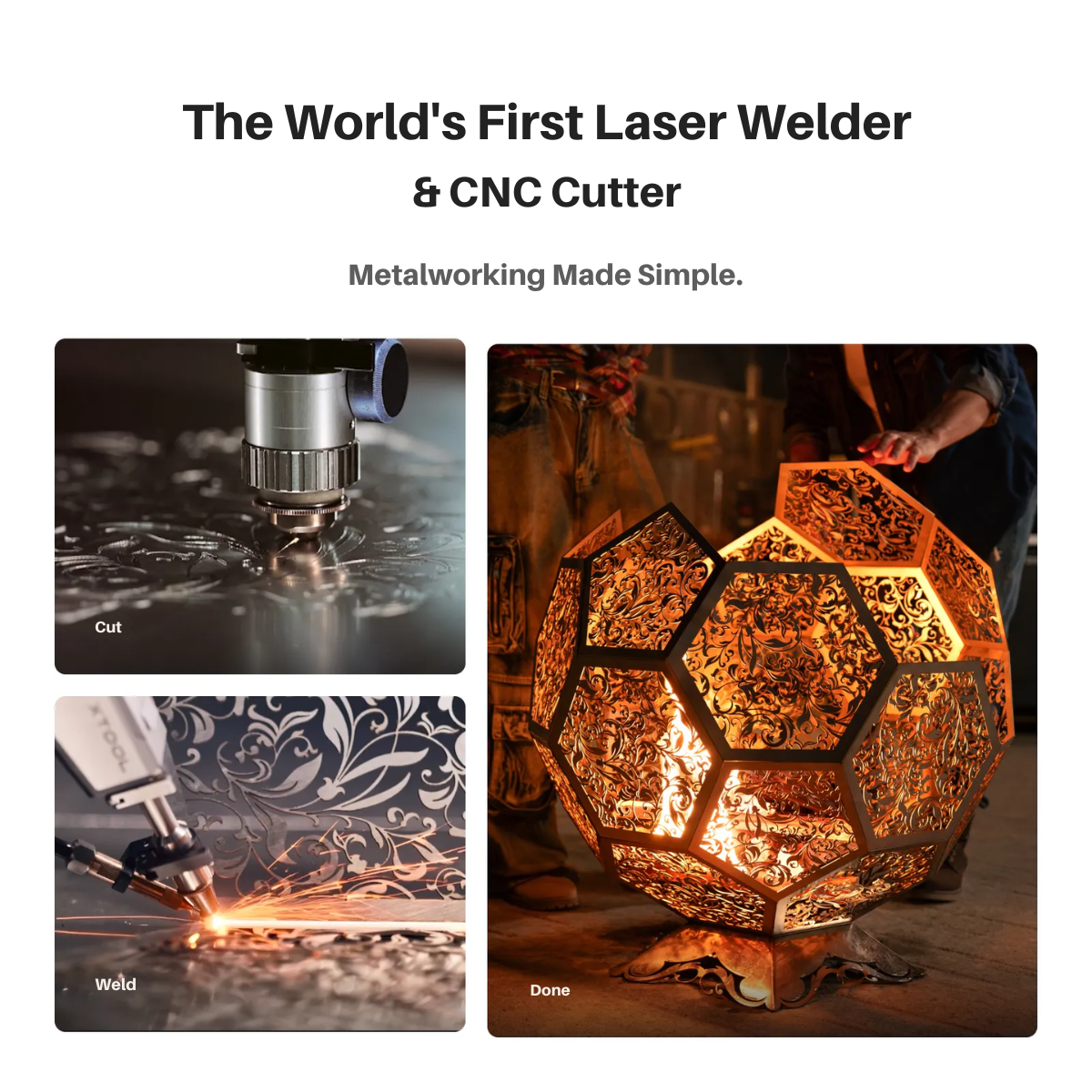 Máy Hàn Cắt CNC Laser xTool MetalFab