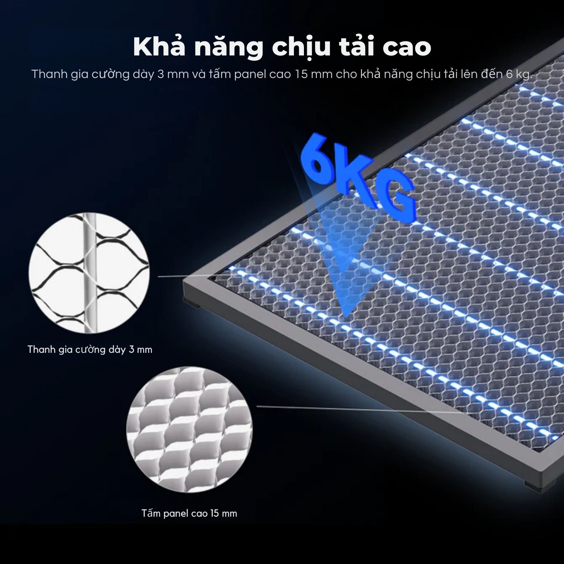 tổ ong máy khắc creality falcon