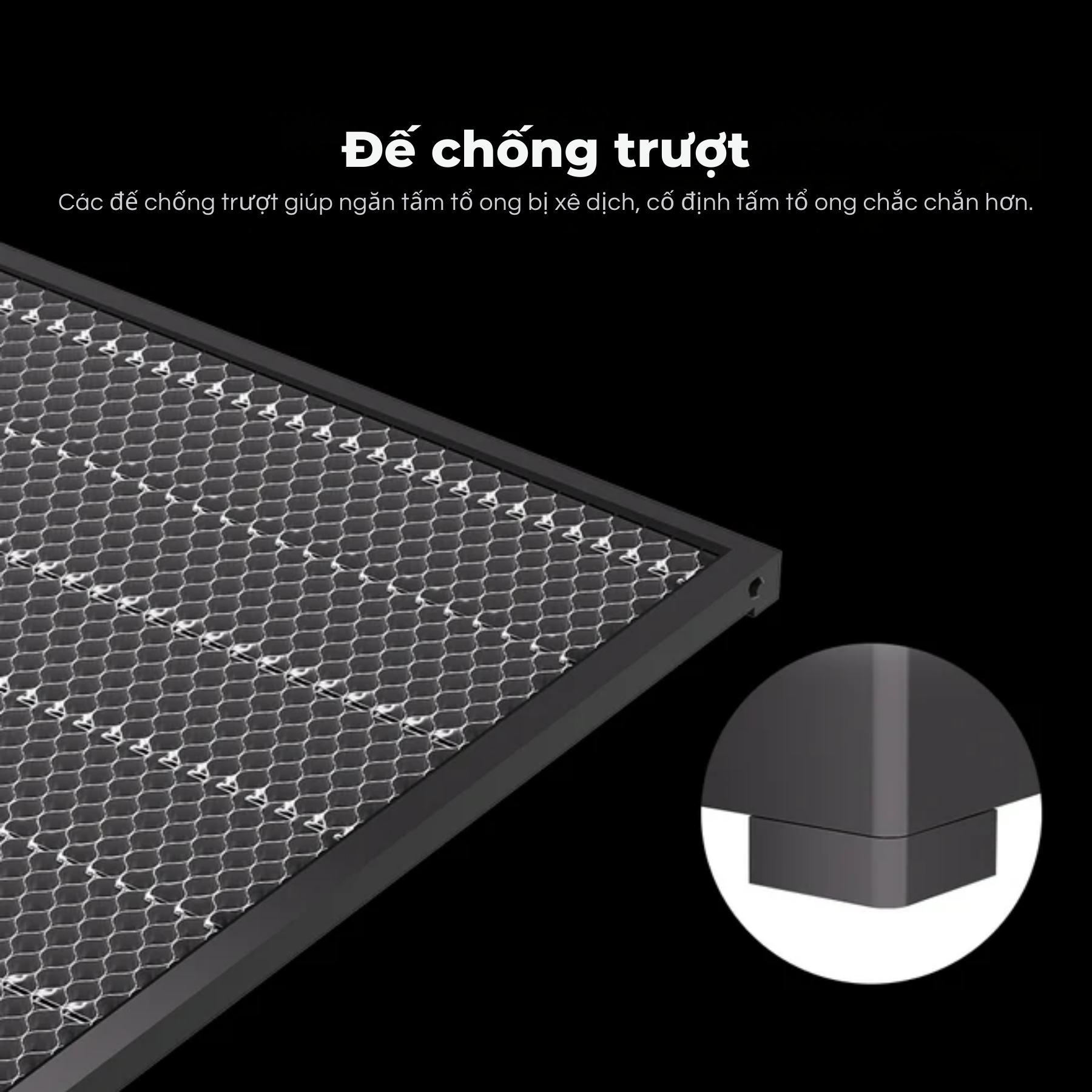 tổ ong máy khắc creality falcon