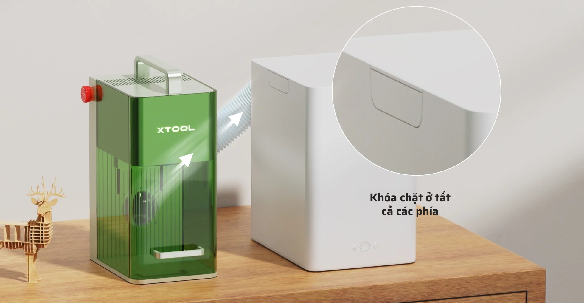 Máy lọc không khí để bàn xTool 