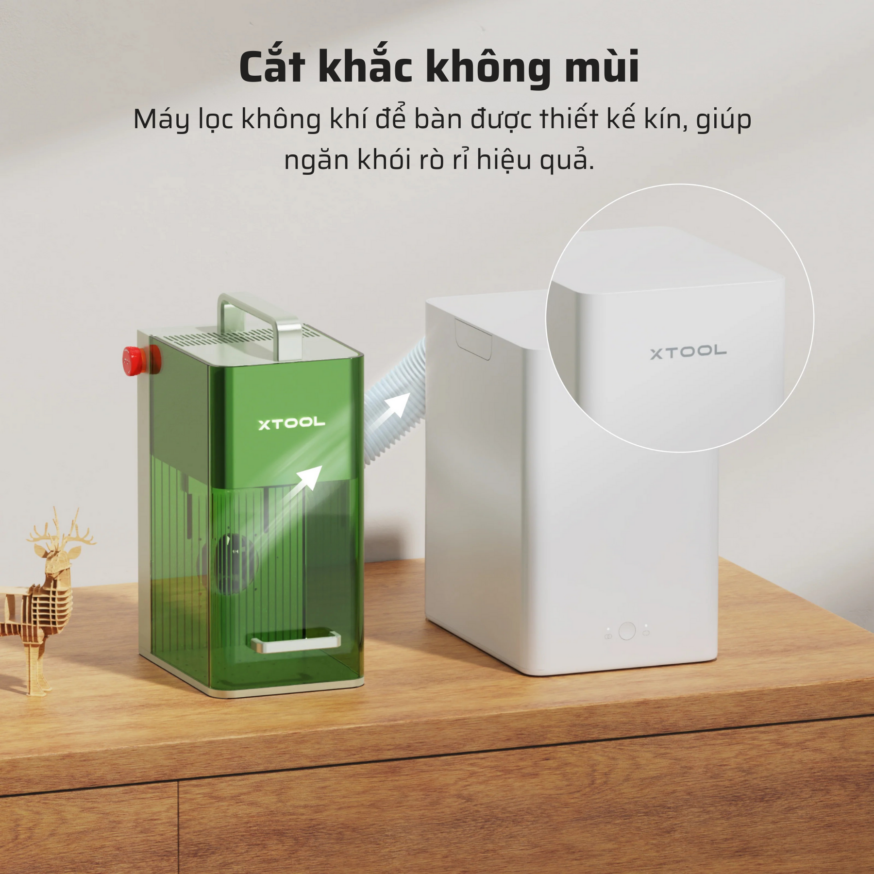 Máy lọc không khí để bàn xTool