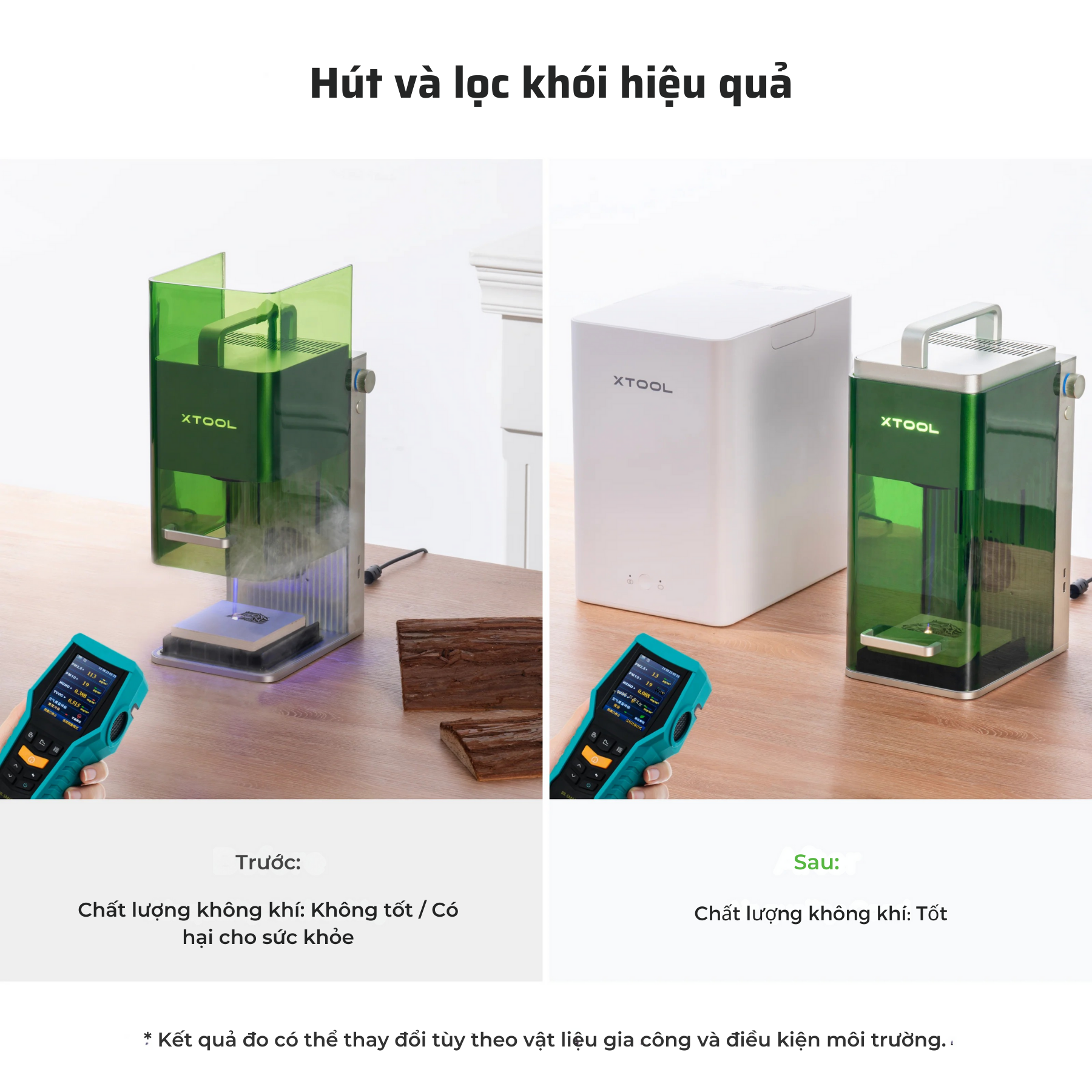 Máy lọc không khí để bàn xTool