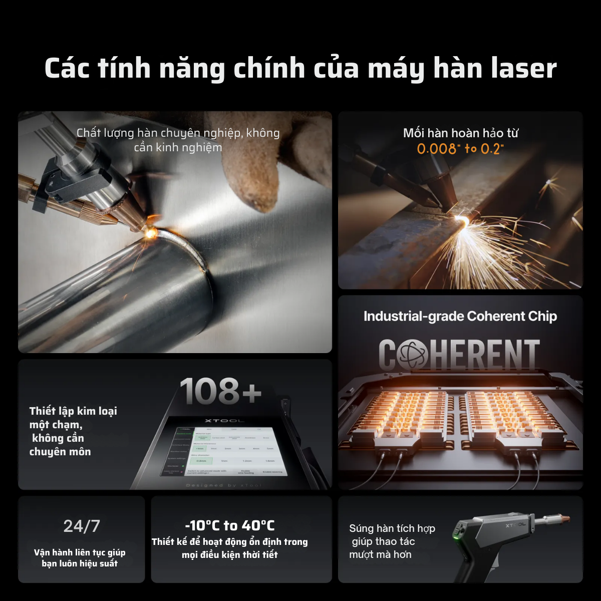 Máy Hàn Cắt CNC Laser xTool MetalFab