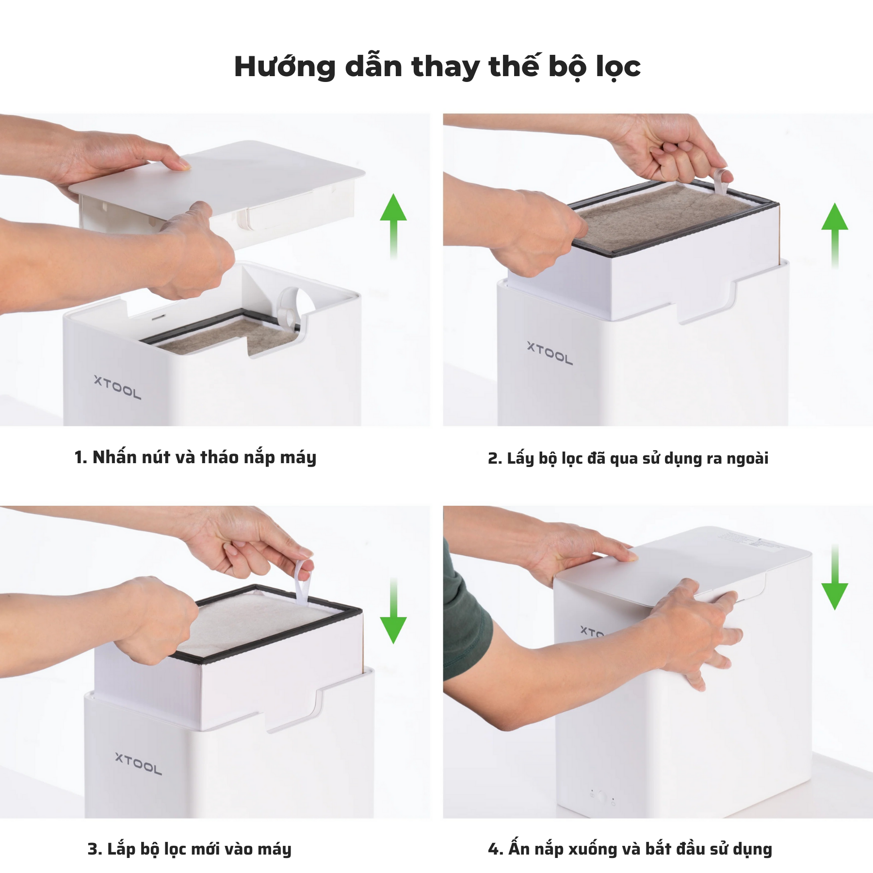 Máy lọc không khí để bàn xTool