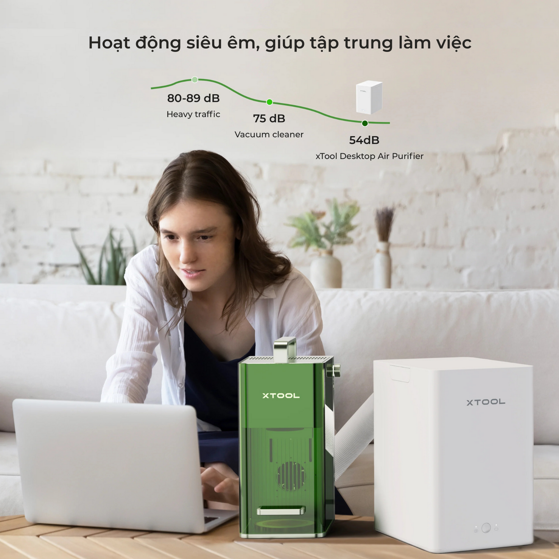 Máy lọc không khí để bàn xTool