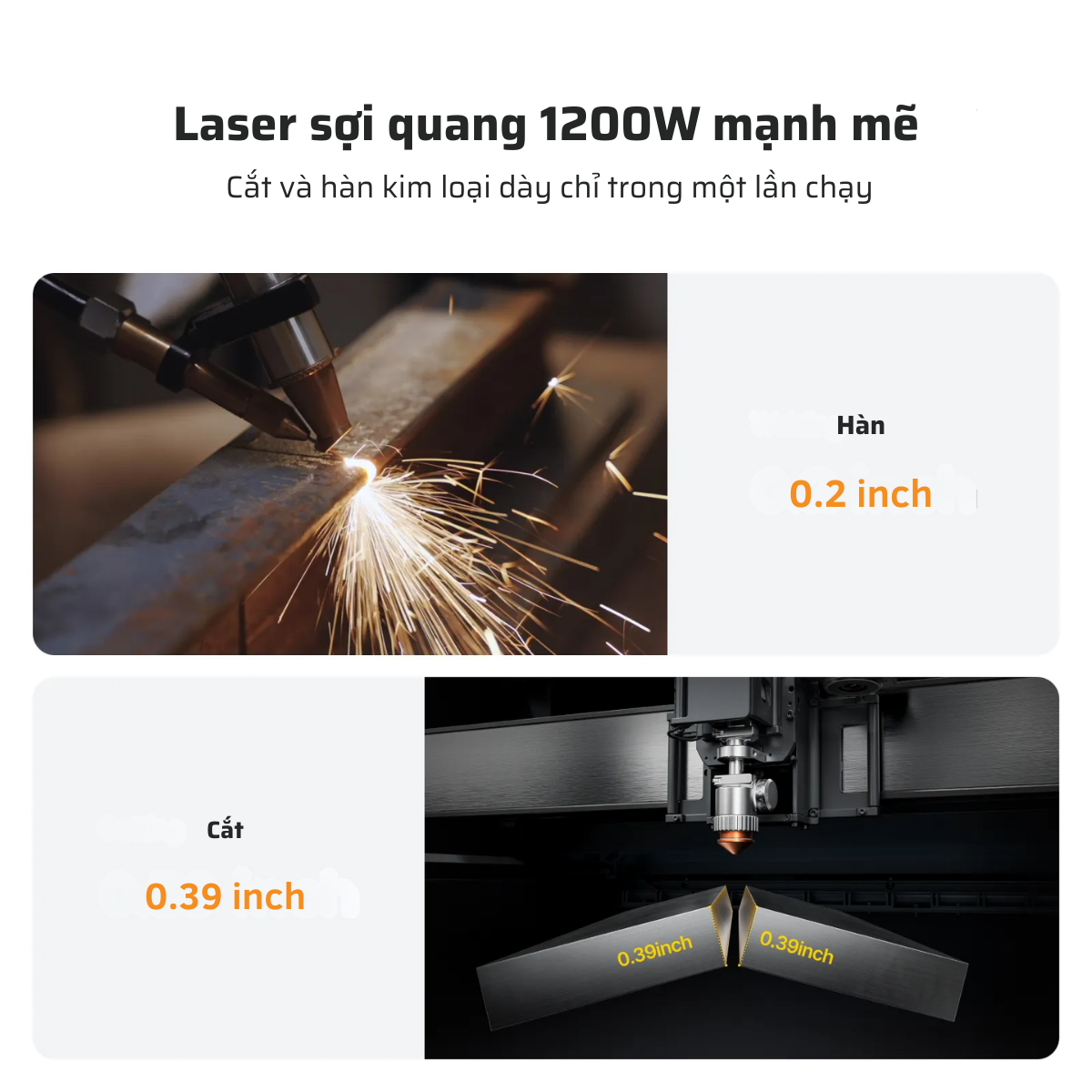Máy Hàn Cắt CNC Laser xTool MetalFab