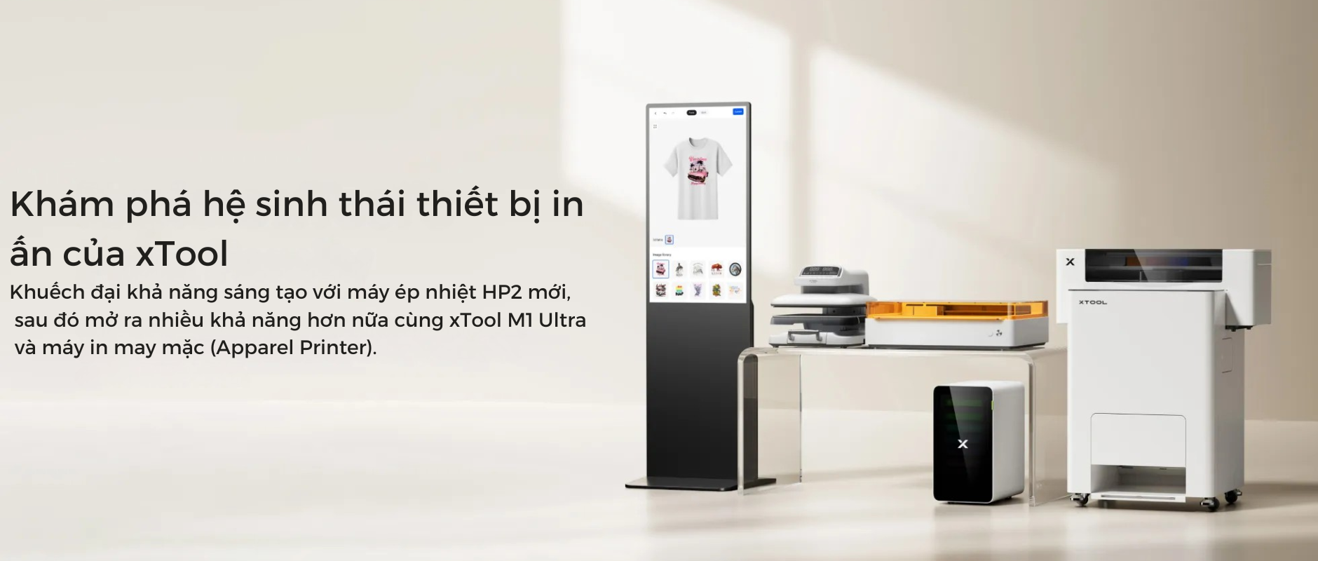 Ép Nhiệt Tự Động xTool HP2