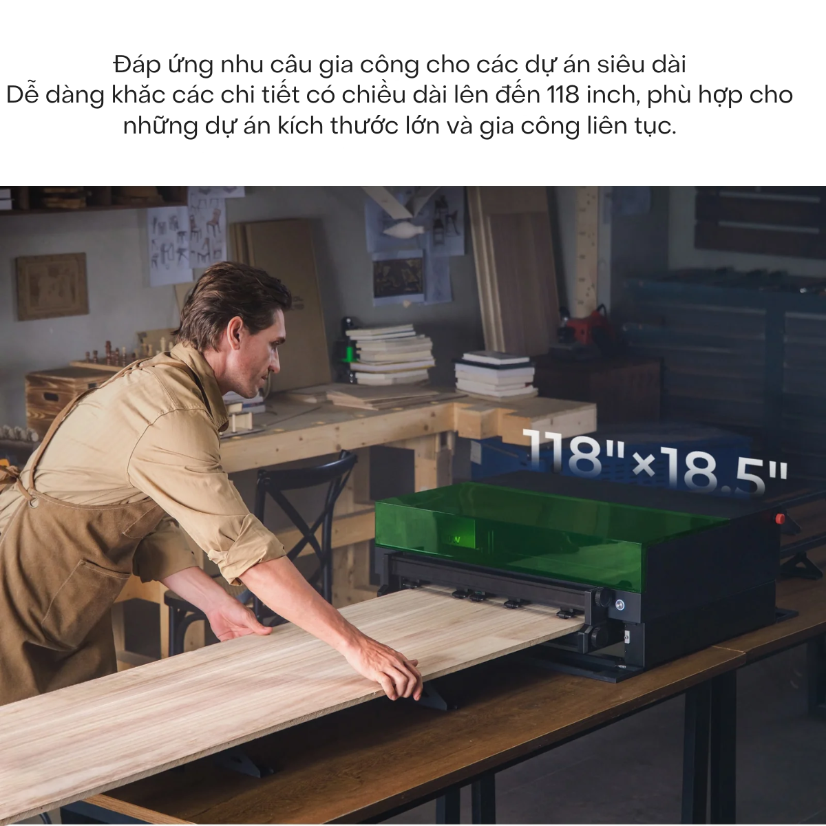 Bộ cấp liệu băng tải tự động cho xTool S1