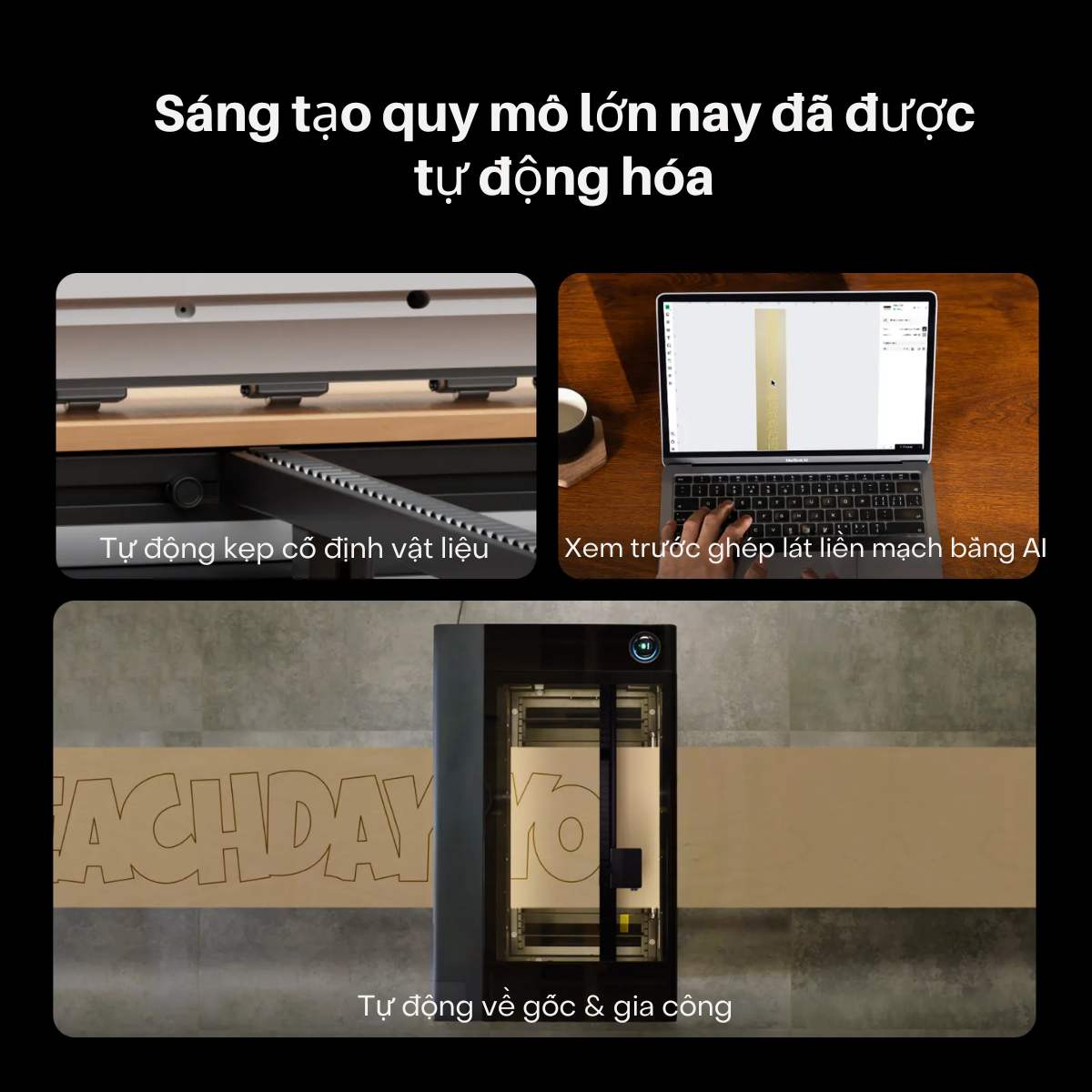 Bộ cấp liệu băng tải tự động cho xTool P3