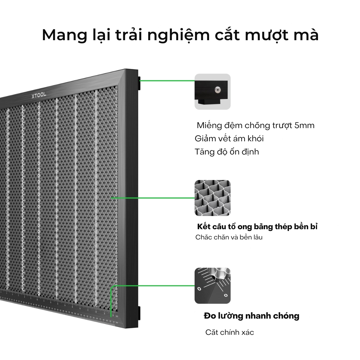 Tấm Honeycomb cắt laser cho xTool S1
