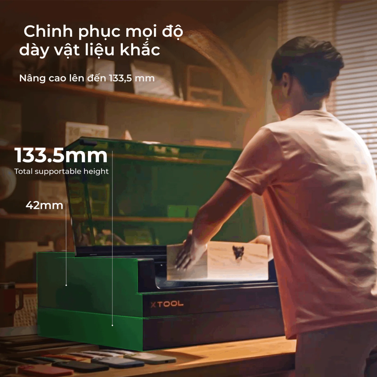 3 Đế Nâng xTool S1