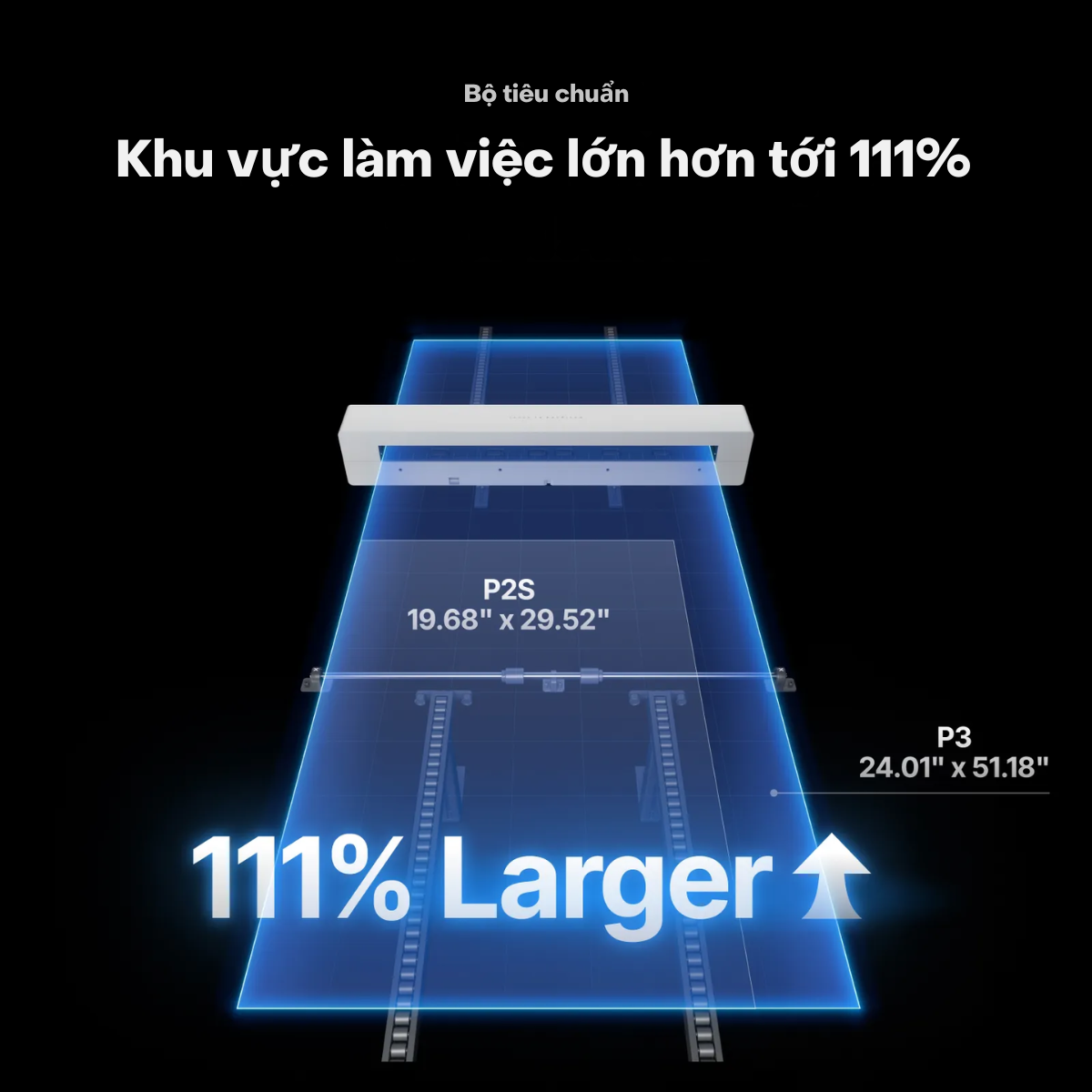 Bộ cấp liệu băng tải tự động cho xTool P3