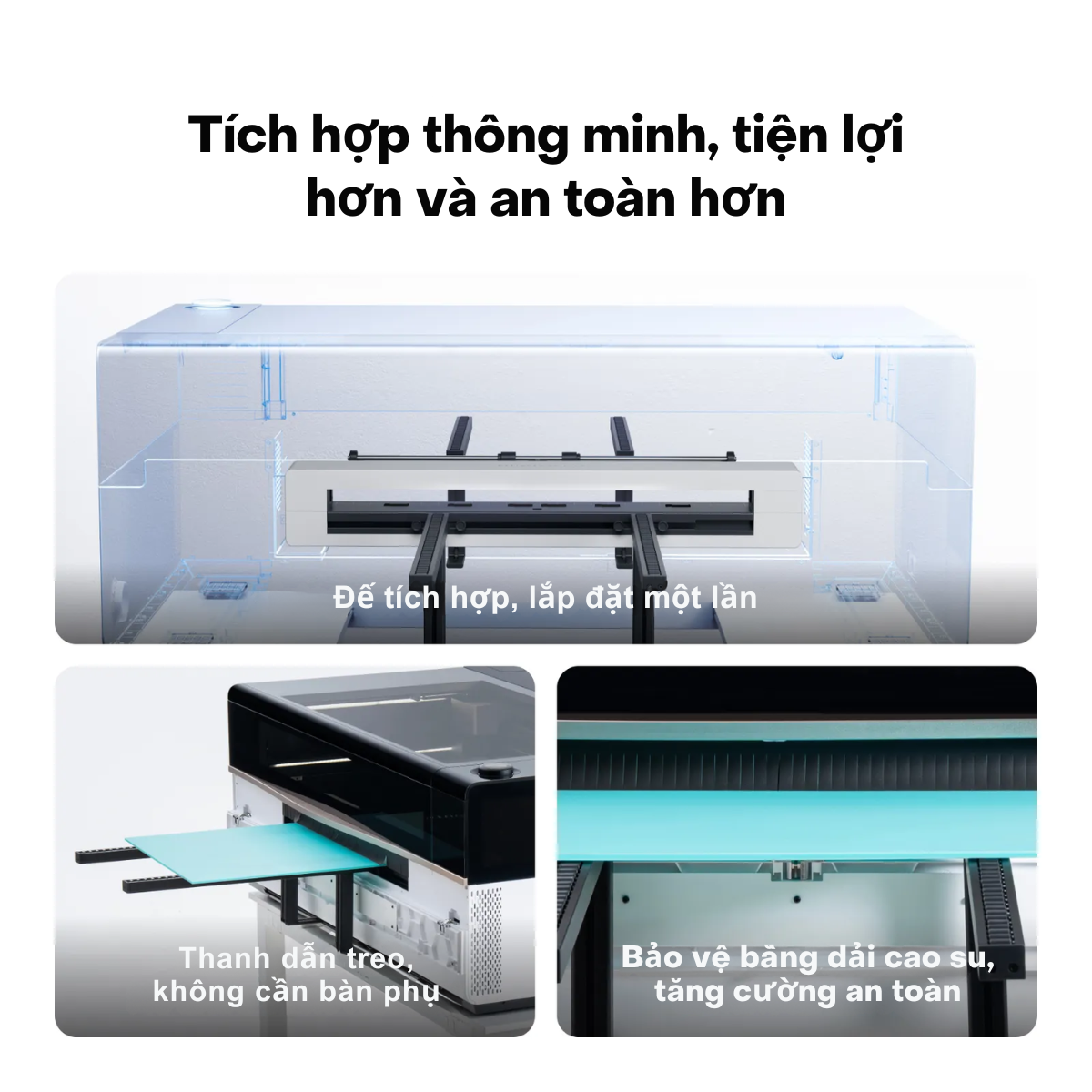 Bộ cấp liệu băng tải tự động cho xTool P3