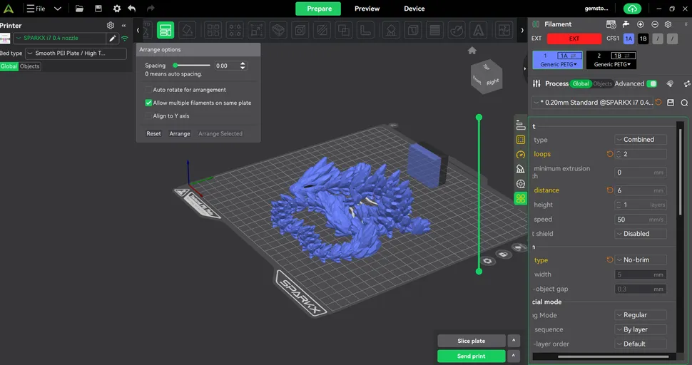 Đánh giá Creality SPARKX i7