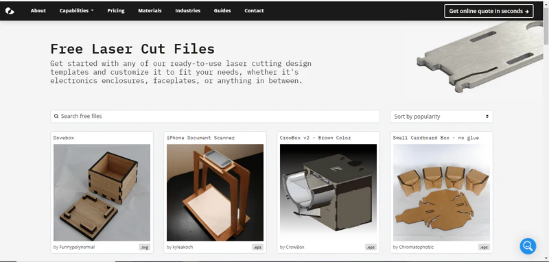 Top 25 Website Tải File Cắt Laser Miễn Phí