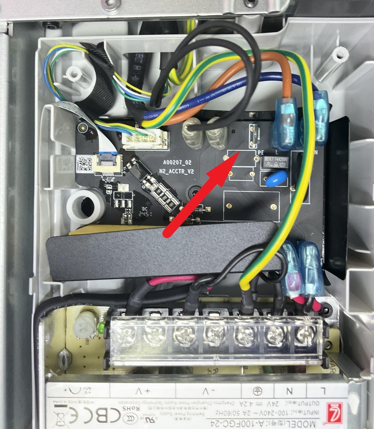 thay board mạch ac máy in 3d bambu lab a1 combo