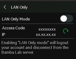 chức năng màn hình bambu lab a1 combo
