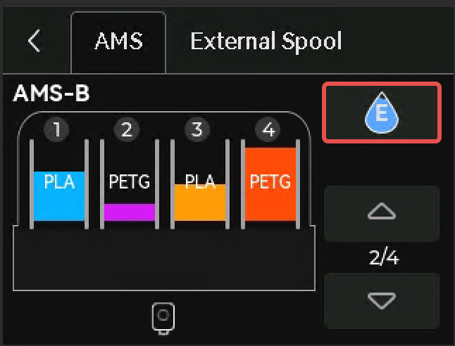 chức năng màn hình bambu lab a1 combo