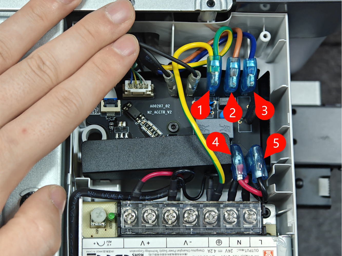 thay board mạch ac máy in 3d bambu lab a1 combo