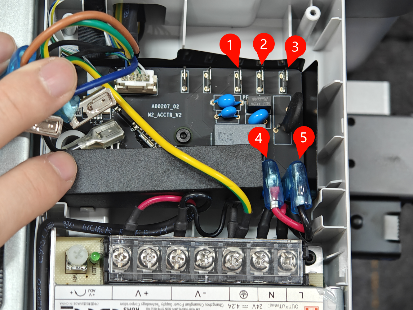 thay board mạch ac máy in 3d bambu lab a1 combo