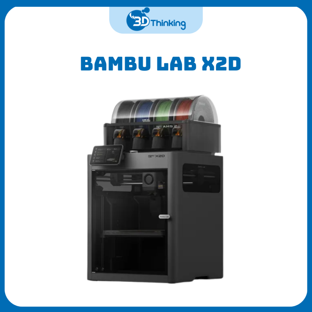 Máy In 3D FDM Nhiều Màu Bambu Lab X2D
