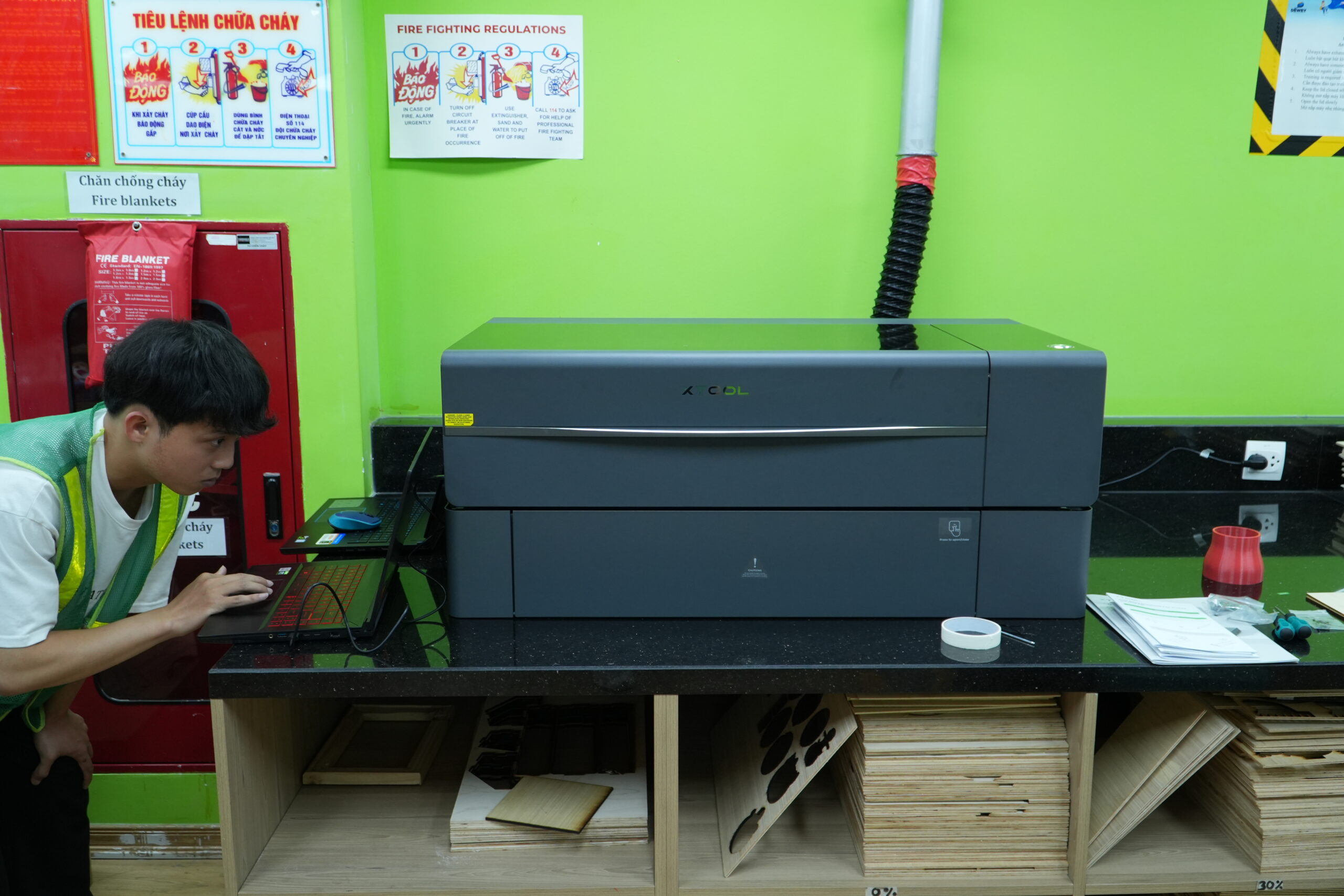 3D Thinking Bàn Giao Máy