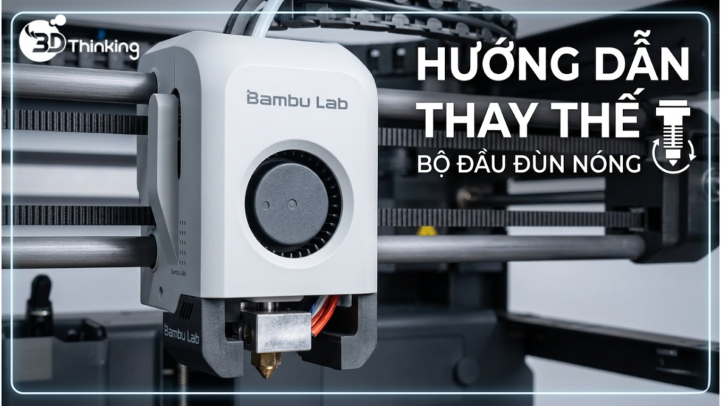 Hướng dẫn thay thế cụm đầu đùn nóng hoàn chỉnh