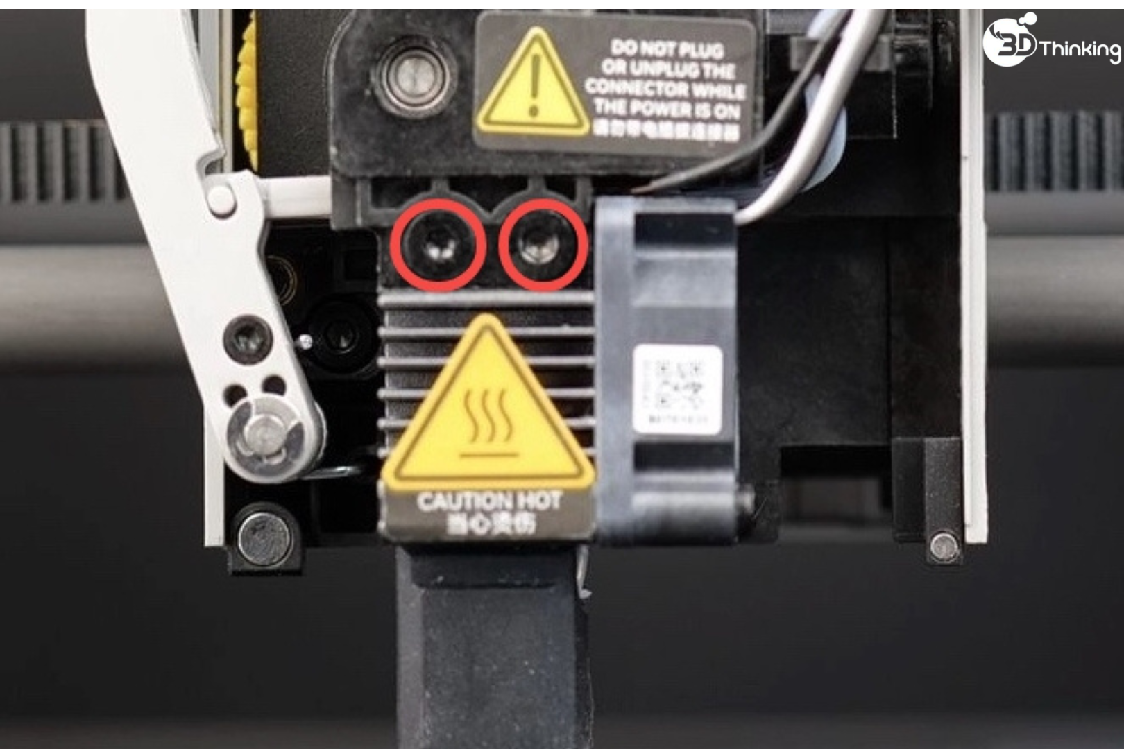 thay thế cụm đầu đùn nóng