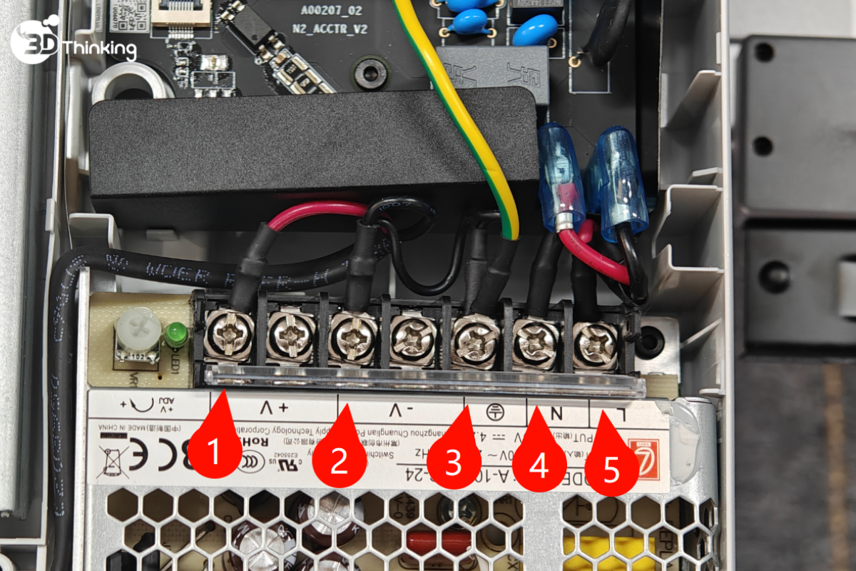 bambu lab A1 không lên nguồn