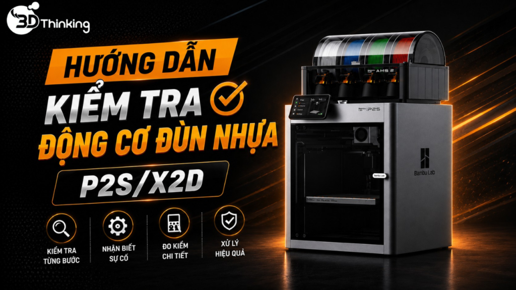 Hướng Dẫn Kiểm Tra Động Cơ Đùn Nhựa P2S/X2D Chi Tiết