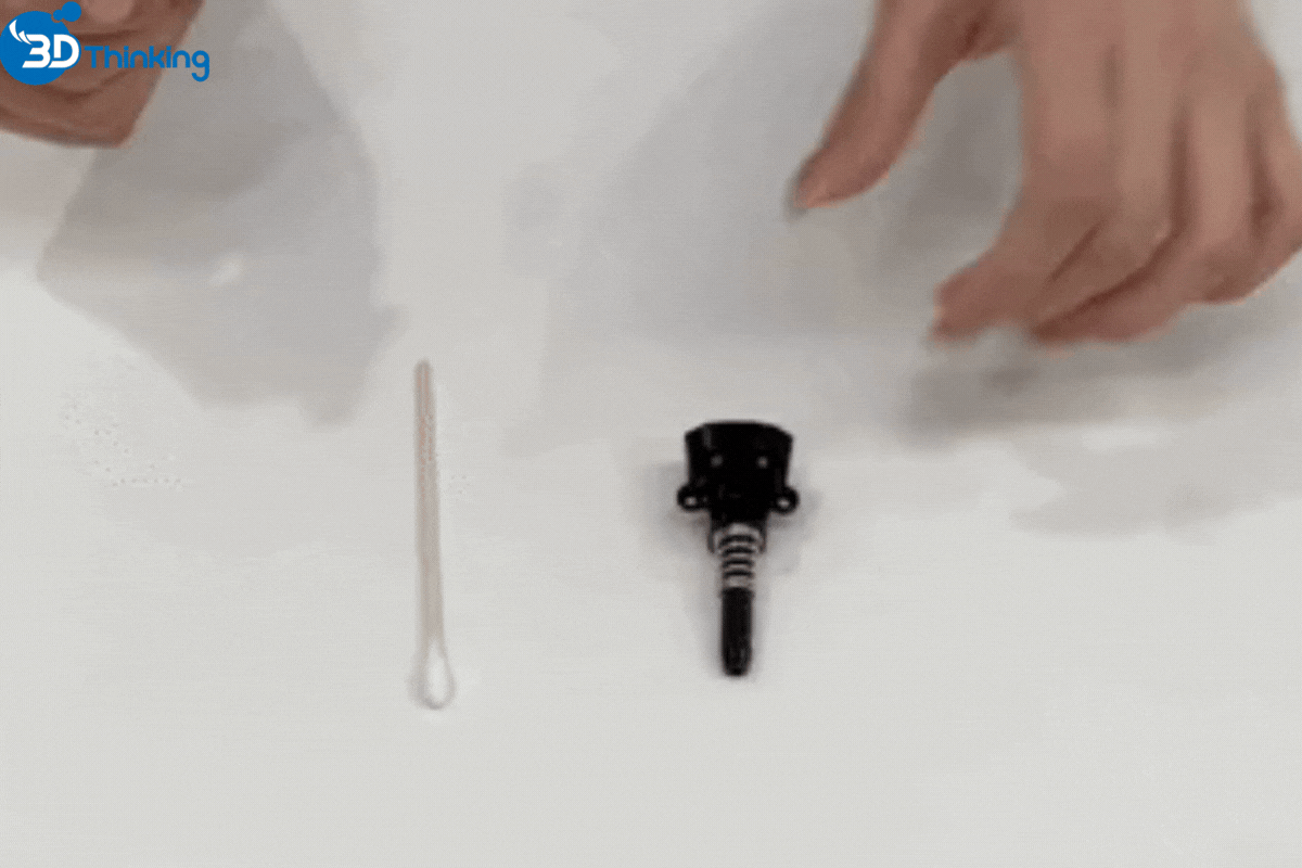 vệ sinh bộ đệm sợi nhựa bambu lab P2S