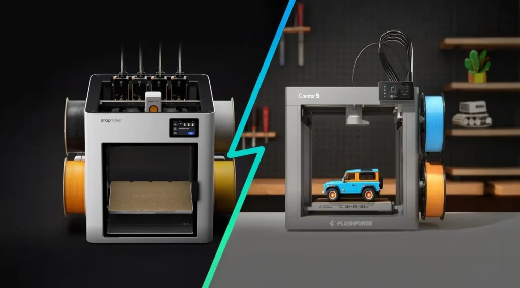 Đánh giá Snapmaker U1 và Flashforge Creator 5