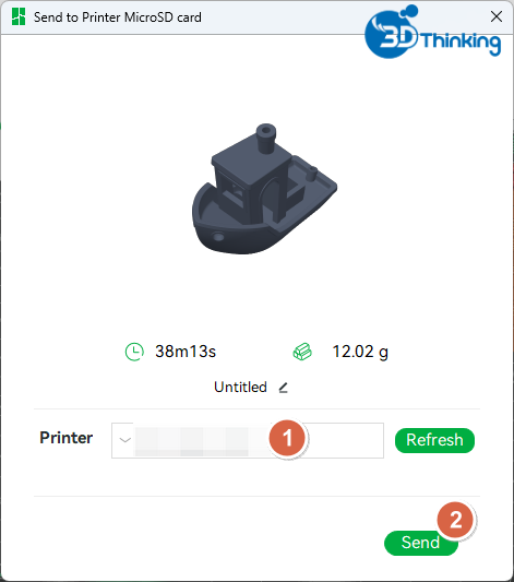 hướng dẫn in không cần WiFi cho Bambu Lab A1