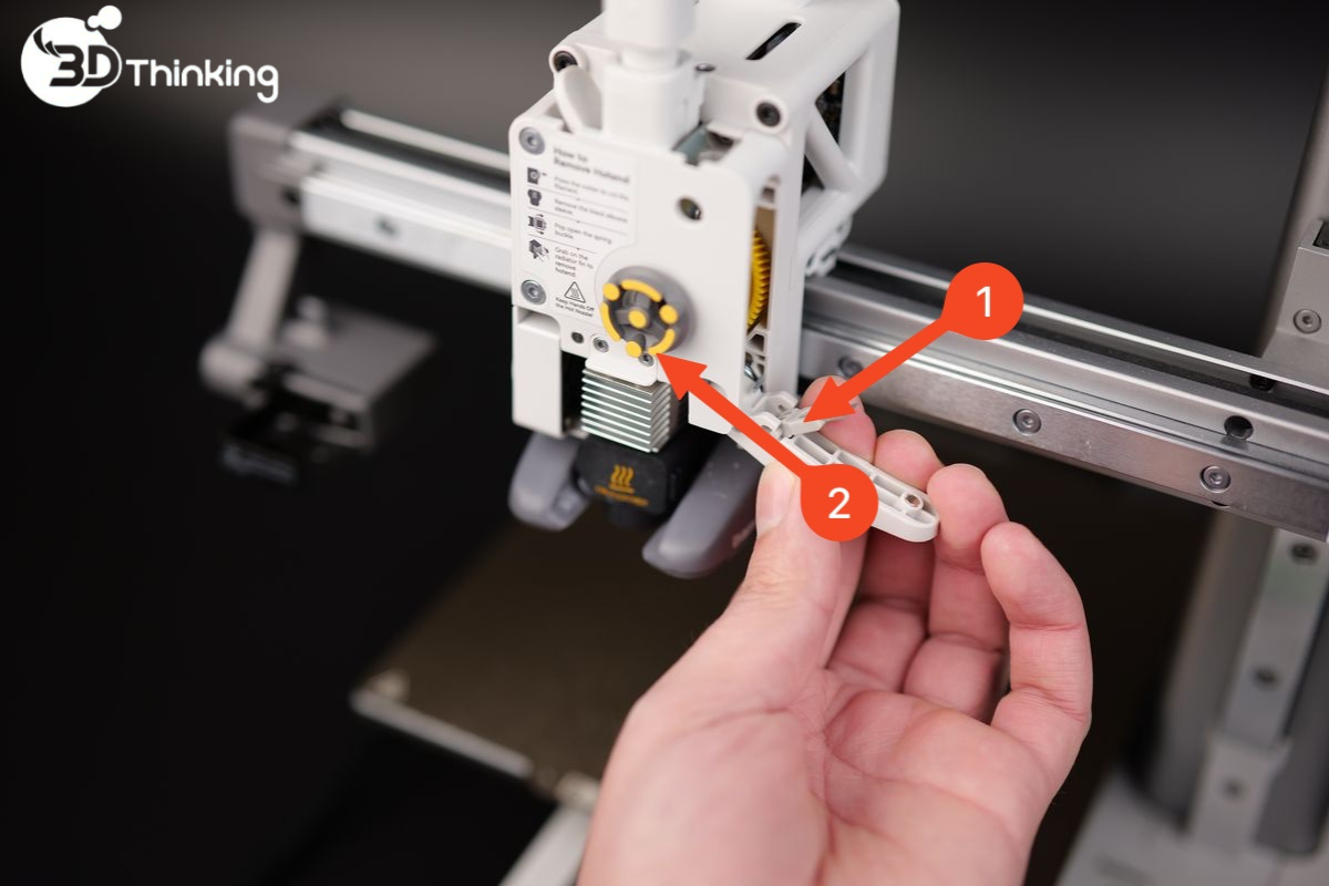 Cách thay dao cắt nhựa cho Bambu Lab A1 Mini