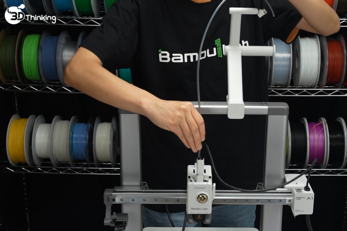mở hộp bambu lab a1 combo