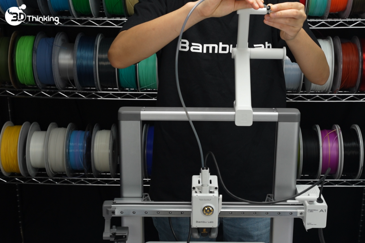mở hộp bambu lab a1 combo